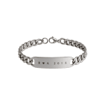 Pulseira Grumet Aço Prata Personalizada